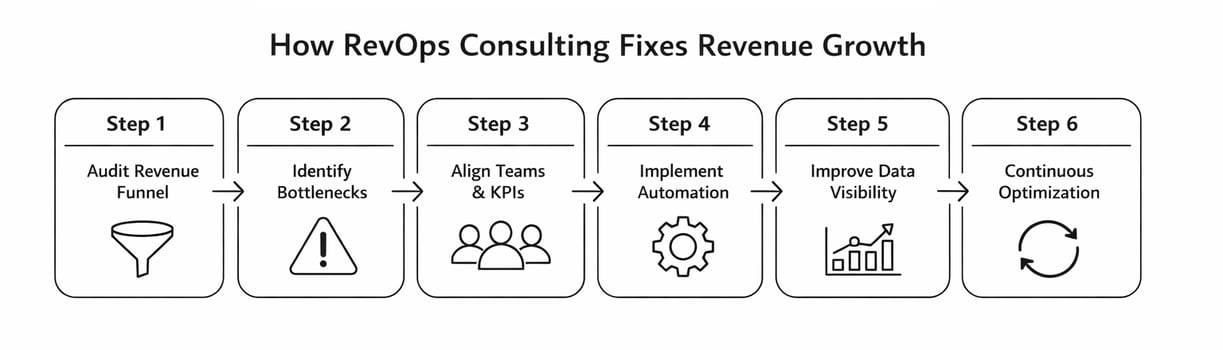 How RevOps Consulting Fixes Revenue Growth